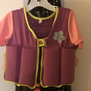 Swimways swim shirt -zippered front ages 2-4